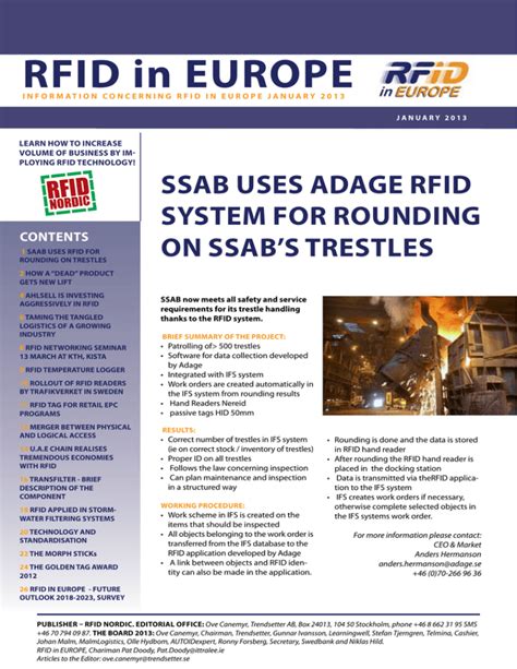 rfid in europe